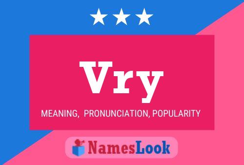 Vry Name Poster