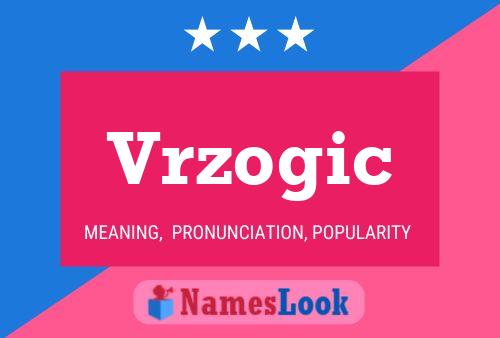 Vrzogic Name Poster