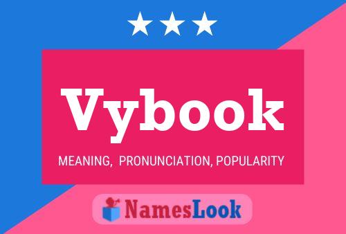 Vybook Name Poster