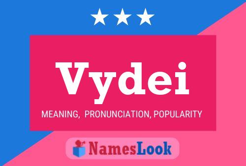 Vydei Name Poster