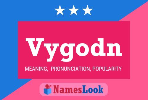 Vygodn Name Poster