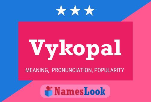 Vykopal Name Poster