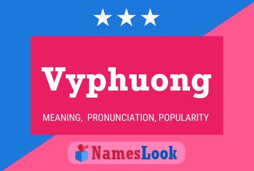 Vyphuong Name Poster