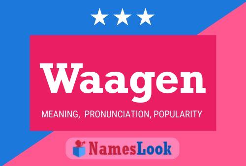 Waagen Name Poster