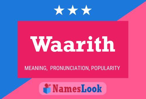 Waarith Name Poster