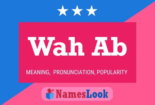 Wah Ab Name Poster