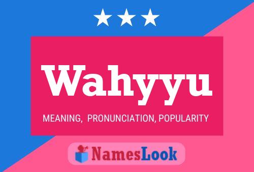 Wahyyu Name Poster