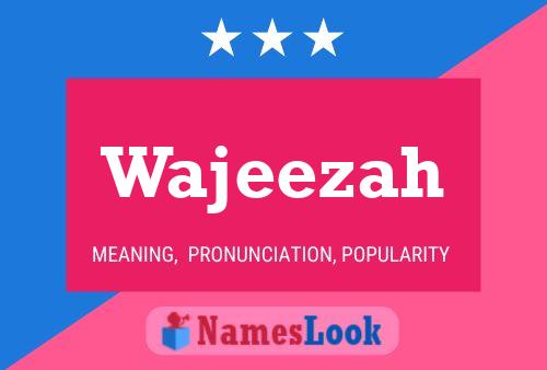 Wajeezah Name Poster