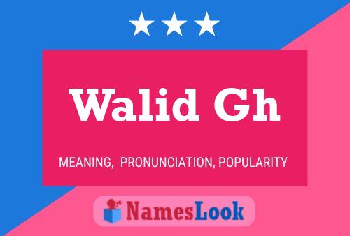 Walid Gh Name Poster