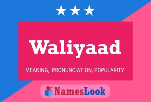 Waliyaad Name Poster