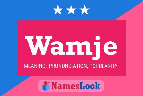 Wamje Name Poster