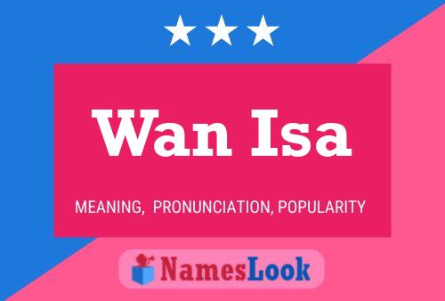 Wan Isa Name Poster