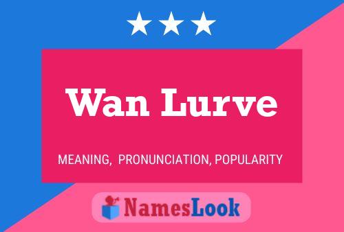 Wan Lurve Name Poster