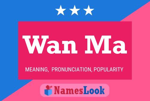 Wan Ma Name Poster