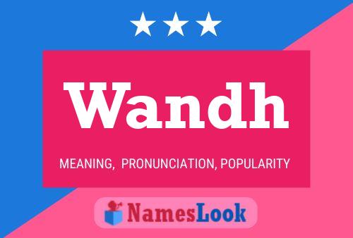 Wandh Name Poster