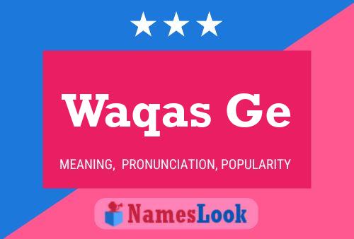 Waqas Ge Name Poster