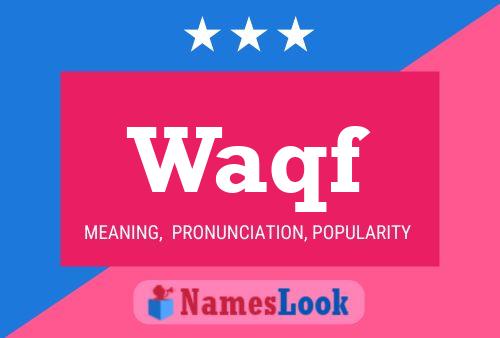 Waqf Name Poster