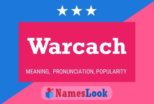 Warcach Name Poster