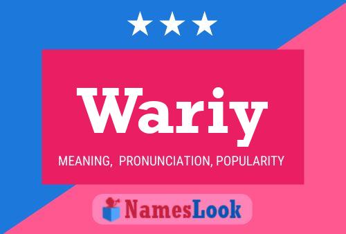 Wariy Name Poster