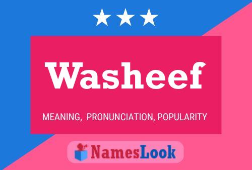 Washeef Name Poster