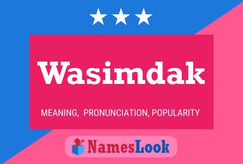 Wasimdak Name Poster