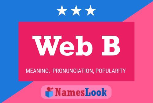 Web B Name Poster