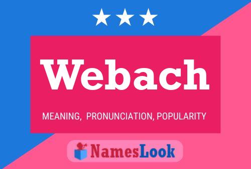 Webach Name Poster