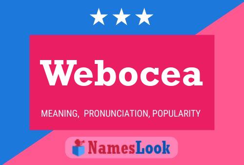 Webocea Name Poster