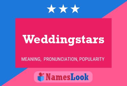 Weddingstars Name Poster