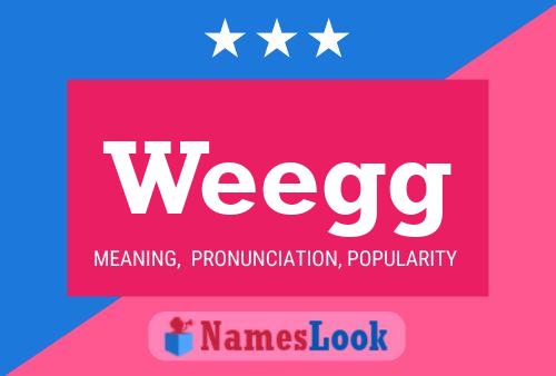 Weegg Name Poster