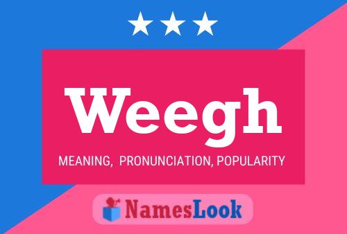 Weegh Name Poster