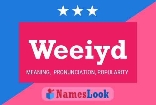 Weeiyd Name Poster