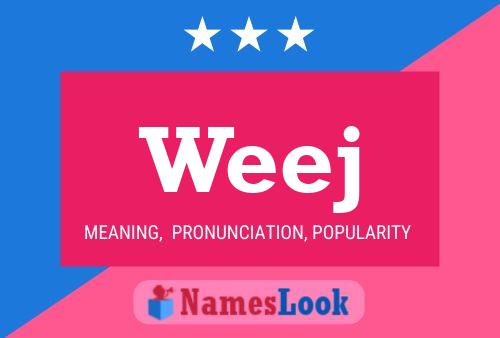 Weej Name Poster