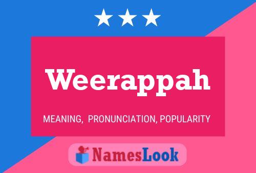 Weerappah Name Poster