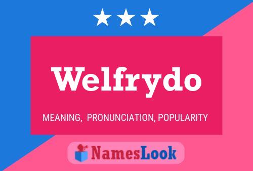 Welfrydo Name Poster