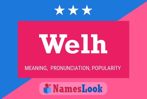 Welh Name Poster