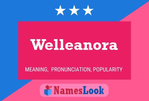 Welleanora Name Poster