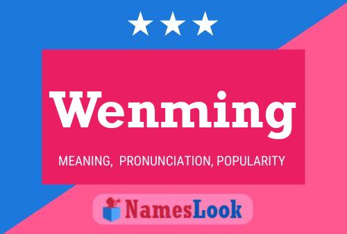 Wenming Name Poster