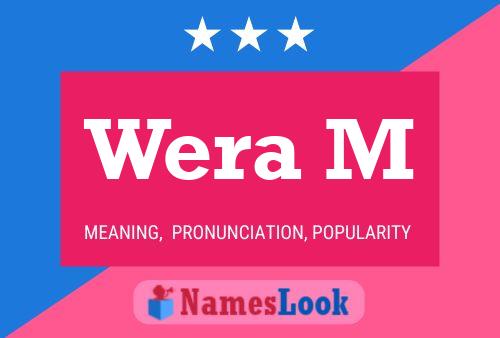 Wera M Name Poster