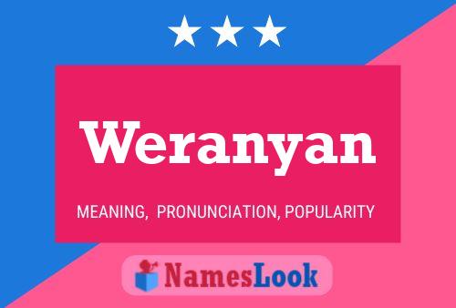 Weranyan Name Poster