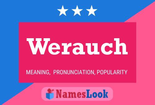 Werauch Name Poster