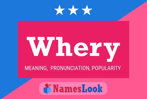 Whery Name Poster