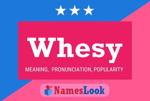 Whesy Name Poster