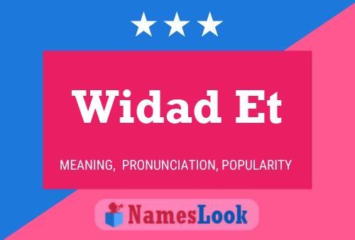 Widad Et Name Poster