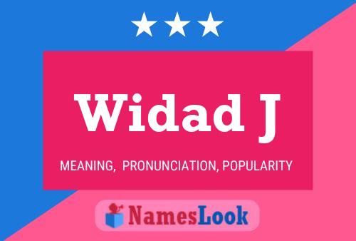 Widad J Name Poster