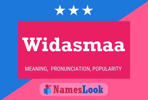 Widasmaa Name Poster