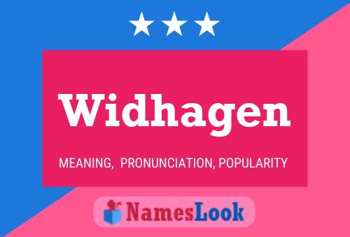 Widhagen Name Poster