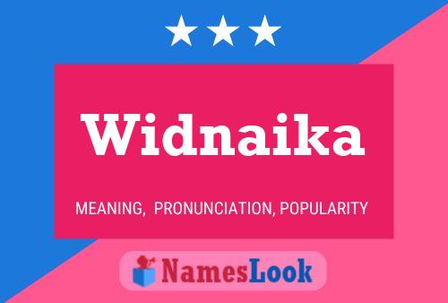 Widnaika Name Poster