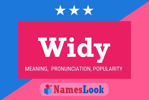 Widy Name Poster