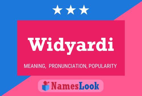 Widyardi Name Poster